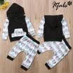 US Toddler Kids Baby Boys Girls Outfits Clothes T-shirt TopsLong Pants 2PC Sets