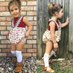 Newborn Baby Girls Floral Rompers Bodysuit Jumpsuit Lace Casual Sunsuit Clothes