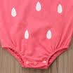 Fruits Prints Newborn Infant Kid Baby Girl Pink Romper Bodysuit Sunsuit Outfits