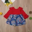 Newborn Kids Baby Girls Ruffles Flower Party Pageant Fashion Tutu Dress Clothes