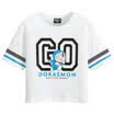 Semir T-shirt short-sleeved T-shirt female summer cartoon half-sleeved loose cotton couple models 12216000131 white tone S