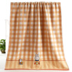 Gold towel Miffey series bath towel MF3005H put satin embroidered bath towel brown single suit 140 73cm 380g