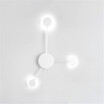 Baycheer HL484420 High Performance White Color White Light 3 Head Designers Wall Lights in Acrylic Lampshade