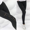 Women Stretch Skinny Lace Casual High Waist Jeggings Pencil Pants Trouser