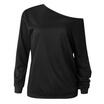 Fashion Women Lady Loose Casual Long Sleeve T-Shirt Cotton Blouse Top Shirt US