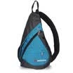 SVVISSGEM bracelet upgrade version of the triangle bag water drop bag fashion casual shoulder bag men&women outdoor travel Messenger bag chest bag SA-9966II lake blue