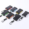 NeillieN Waterproof Solar Mobile Power SupplyDual USB mobile phone solar alternative battery Outdoor charging treasure 10000mah