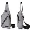 UK MenWomen Canvas Casual Hiking Bicycle Crossbody Chest Sling Bag Shoulder Bag