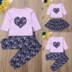 Toddler Kids Baby Girls Outfits Clothes T-shirt Tops DressLong Pants 3PCS Sets