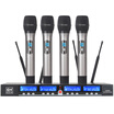 KFW U4600A KFW U4600A Wireless Microphone One-Tailed Four-U Microphone Hand-held Collar Chuck Daimai Training Speech Microphone