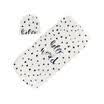 2PcsSet Newborn Swaddle Blanket Baby Cocoon Sleeping Bag Muslin Wrap Headband