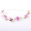 Toddler Newborn Baby Girls Rose Flower Gold Leaf Headband Hair Band Accessories