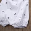 Infant Baby Girl Romper Anchor Bodysuit Jumpsuit Outfit Sunsuit Ruffles Clothes