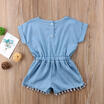 Casual Toddler Baby Girl Tassel Romper Bodysuit Jumpsuit Playsuit Summer Clothes
