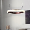Baycheer HL487585 Color-Changing Linear LED Pendant Light 54W Tiered Innertube LED Chandelier