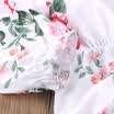 Newborn Infant Baby Girl Waist Romper Floral Bodysuit Summer Clothes Outfits New