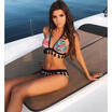 Tassel Sexy Women Padded Boho Fringe Top Bandage 2Pc Set Bikini Swimwear AU