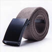 US Men Outdoor Sports Casual Military Canvas Waist Belt Plain Web Waistband Hot