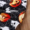 Cute Toddler Baby Kids Girls Pumpkin Festival Halloween Party Dress Clothes 1-6Y