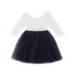 US Kids Baby Flower Girl Dress Lace Tulle Party Gown Bridesmaid Dresses Sundress