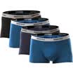 Jingdong Supermarket St Paul Paul 4 Men&39s men&39s underwear Mingjin LOGO in the waist four corners underwear men&39s mixed color XXL code