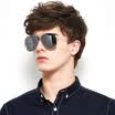 Blue bluekiki polarized sunglasses male color film sunglasses driving mirror sunglasses camstick 3025 silver frame mercury