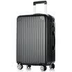 Vantiiear Caster Trolley Wearable Anti-Throw 24-inch Travel Suit Men&Women Luggage Closets Large Red