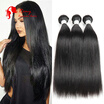 Indian Virgin Hair Straight 3 Bundles Weave Cheap Hair Weave Bundles 7A Grade Virgin Unprocessed Human Hair