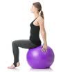Deweike thickening yoga ball explosion fitness ball yoga ball pregnant women weight loss ball thin body powder 55CM