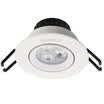 Jingdong Supermarket Op lighting OPPLE led spotlights downlight ceiling light aluminum paint white 3 watts yellow 3000K hole 5-6 cm
