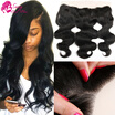 Body Wave Peruvian Lace Frontal High Quality Cheap Peruvian Body Wave human Hair Frontal Closures 13x4