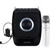 10 degrees ShiDu SD-S92 UHF dual wireless loudspeaker high-power small bee teacher teaching dedicated wireless portable amplifiers handheld wireless microphone Bluetooth 40 classic black
