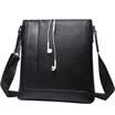 Bopai Men&39s Bag Shoulder Bag Men&39s Messenger Bag Business Leather Fashion Casual Bag Black 711-004463