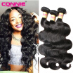 Unprocessed Brazilian Virgin Hair Body Wave 3 Bundles 5A Brazilian Human Hair Bundle Deals Connie Brazilian Hair Weave Bundles