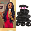 4 Bundles Unprocessed Grade 7A Brazilian Virgin Human Hair Body Wave 100 Brazilian Body Wave Human Hair Weaves Free Shipping
