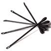 Excellent up uplus black round head squeeze the first thin shaft double-headed cotton swabs cotton swabs 120 cotton swab clean remover cotton balls