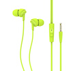 Rockets ROCK Y1 Ear Earphone Headphones Stereo Music Headphones with Wheat for Apple Huawei Millet Samsung Green