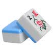 Chung Xin fine melamine resin mahjong hand hand mahjong 40mm sky blue