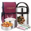 Golden Key GOLDEN KEY 304 insulation pot 25L straight anti-overflow vacuum stainless steel lunch box insulation barrels GK-R2500T