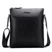 Scarecrow MEXICAN fashion men&39s bag business casual men&39s casual shoulder bag men&39s first layer of leather Messenger bag vertical section package MMD50326M-03 black