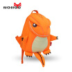 NOHOO Dragon Kids Baby Cartoon Waterproof School Bags 3D Animals Backpack for Girls Boys Toddler Orange Green School Bags