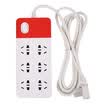 Morning light M & G AEA98643 double row eight combination hole total control power socket plug plug panel board line 28 meters