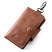 Alpina Kangaroo L&39ALPINA Men&39s Retro Key Handbags Men&39s Head Leather Zipper Large-capacity Key Pack 663102004 Brown