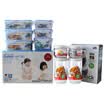 Locks Buckle Storage Box Storage Tank Storage Tank 10 Pieces Contains Microwave Oven Fridge Separated Lunch Box Sealed Box Lunch Box Fruit Box S002 S001