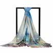 Jingdong supermarket Ms Bao Shengxiang silk scarf chiffon long scarf female models scarf air conditioning shawl pretty flowers s9116