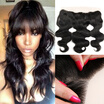 Mongolian Lace Frontal Closure Body Wave 100 Unprocessed Human Hair Full Frontal Lace Closure 13x4 Body Wave Lace Frontal