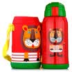 Tiger Tiger Baby Insulation Cup with Tube Straight Drink Student Water Bottle Stainless Steel Child Water Cup Outdoor Walking Cup Sport Kettle Hand Cup MML-C06C-EL Lion
