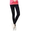 Antarctica nanjiren broken pants nine cents feet pants Korean version of candy color wild was thin green XXL