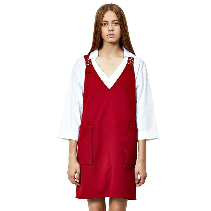 UR Women&39s Belts Fashionable Fashionable H-type Dress YV43R7BN2000 Red M