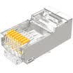 Shanze SAMZHE SJ-P6010 engineering grade six Gigabit network shield crystal head 10 box RJ45 cable 8P8C cable connector FTP copper shell
